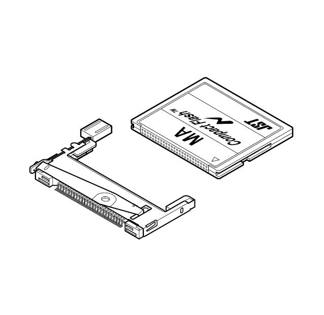 Board to Board /  CF Card connector MA type (Ejector) - Schema