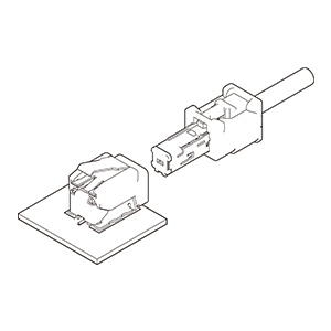 Wire to Board /  EA2 (Side entry type with GND spring) - Schema