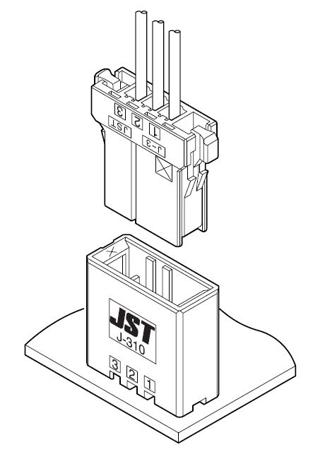 Wire to wire /  JFA J300 (W to W 5.4 mm) - Schema