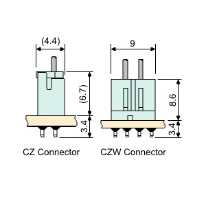 Wire to Board /  CZ connector (CZ family) - Schema