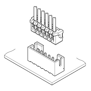 Wire to Board /  KR connector (KR family) - Schema
