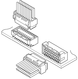 Wire to Board /  GHD TIN PLATED - Schema