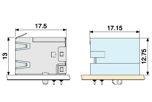 Wire to Board /  MJ 8-circuits type - Schema