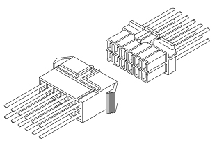 Wire to wire /  XL (W to W) - Schema