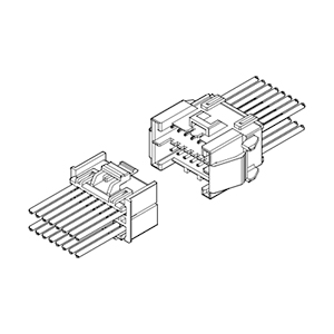 Wire to wire /  XM connector (Meets glow wire testing standards) - Schema