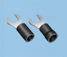 Loose Pieces Terminals /  Fork tongue terminal (X-type, Vinyl-insulated)