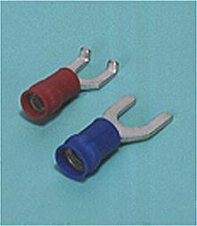 Loose Pieces Terminals /  Spade tongue terminal (A-type/B-type, Vinyl-insulated with copper sleeve) (flared)