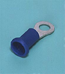 Loose Pieces Terminals /  Ring tongue terminal  (R-type, Vinyl-insulated with copper sleeve) (flared)