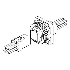 Wire to wire /  JWPF (WTW) PANEL LOCK TYPE - Schema