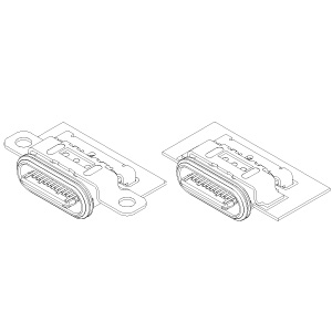 Wire to Board /  UBC (USB3.2 Type-C Waterproof) - Schema