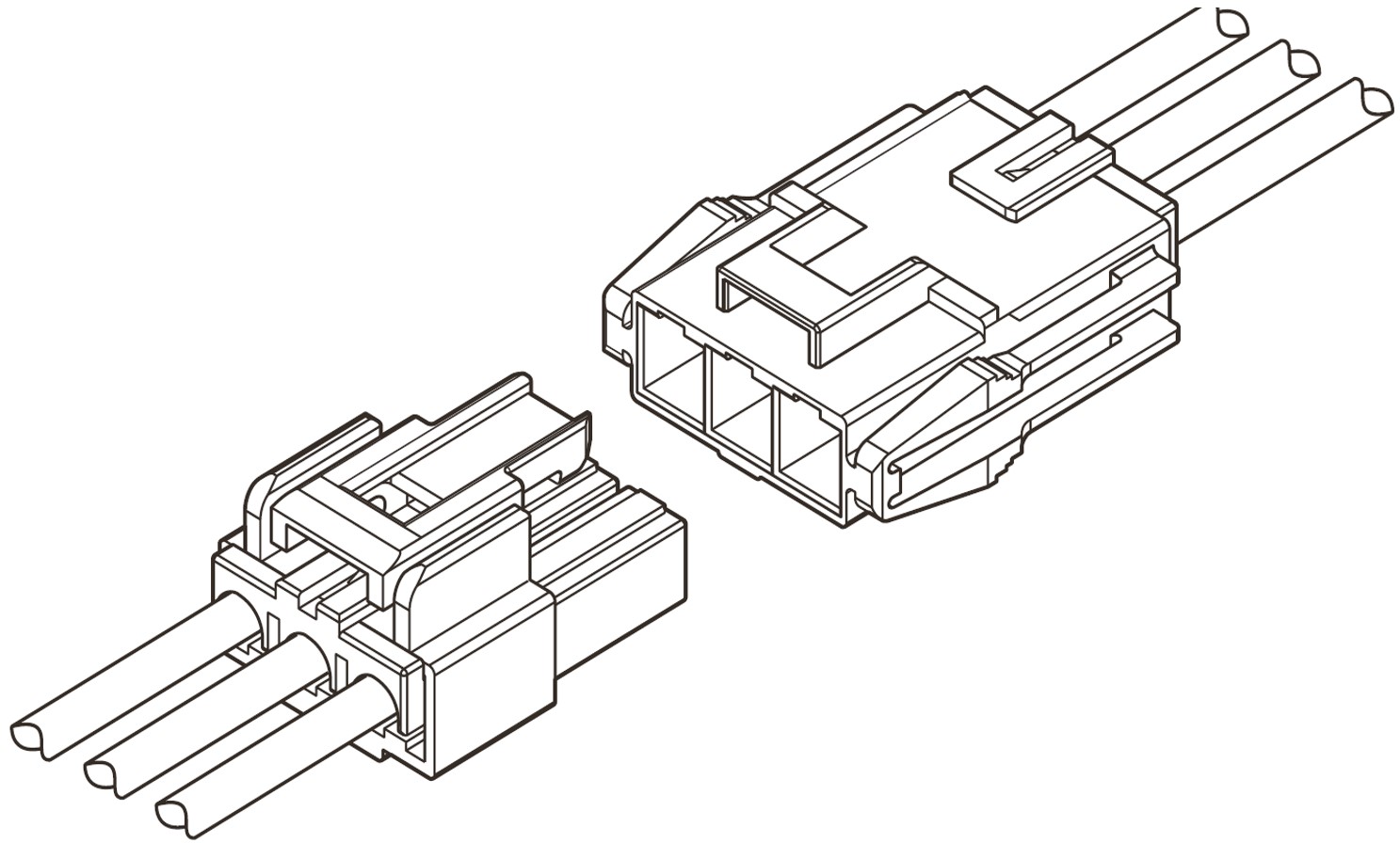 Wire to wire /  VL HIGH CURRENT TYPE (WTW) - Schema